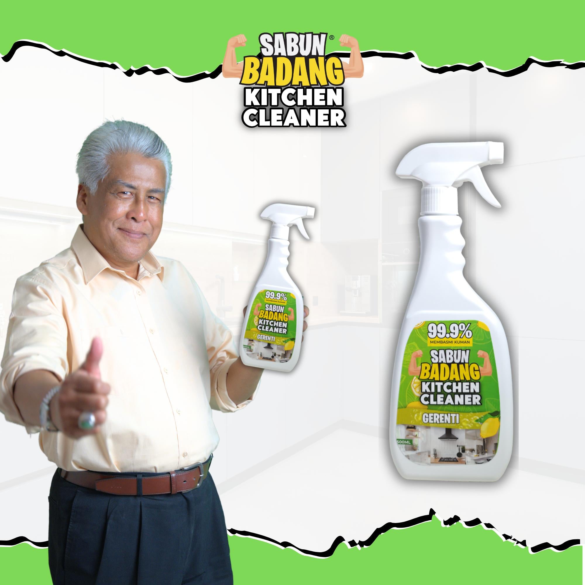 SABUN BADANG KITCHEN CLEANER - BERSIH BERSERI | LICIN | WANGI FREE SHIPPING