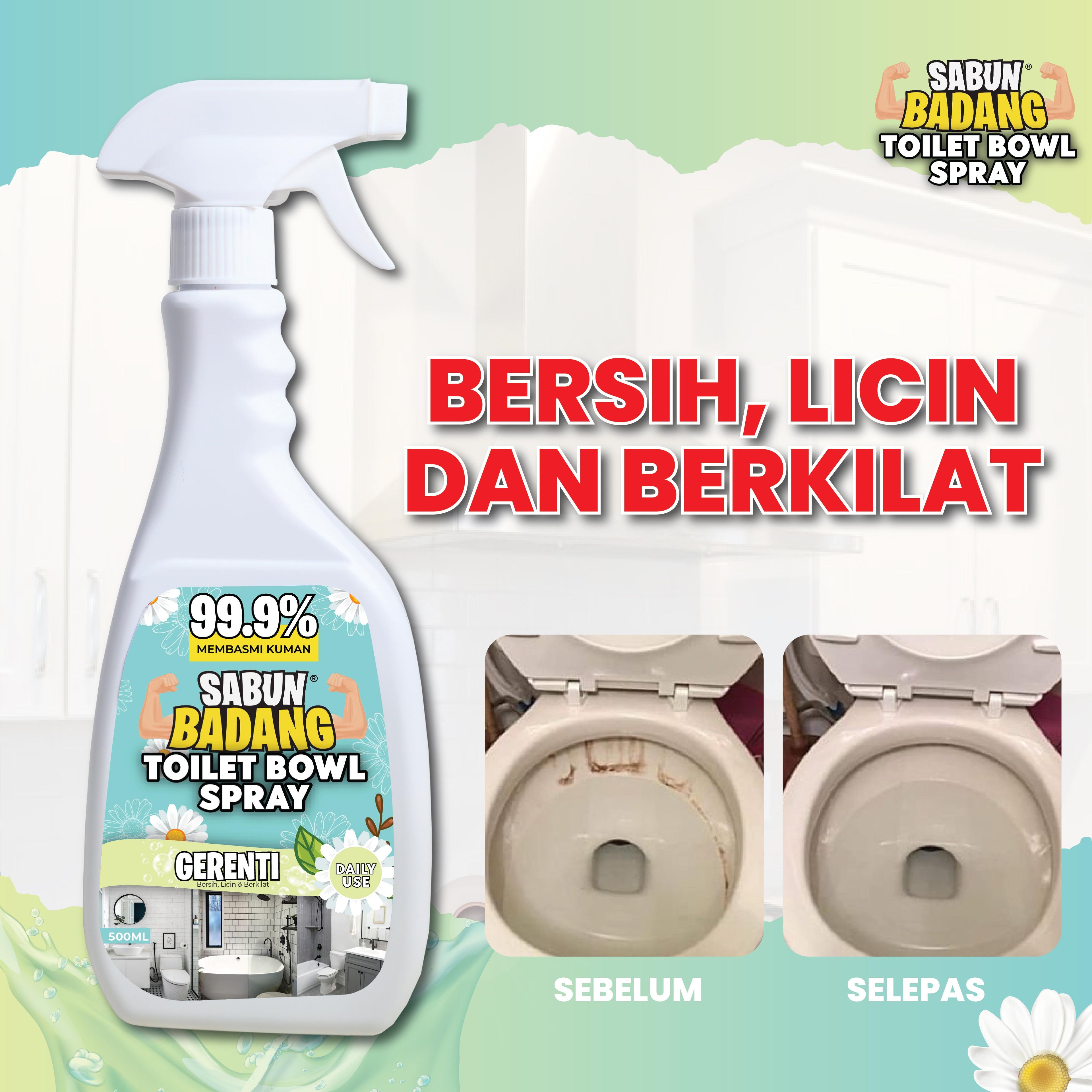 SABUN BADANG TOILET BOWL SPRAY - WANGI | BERSIH FREE SHIPPING