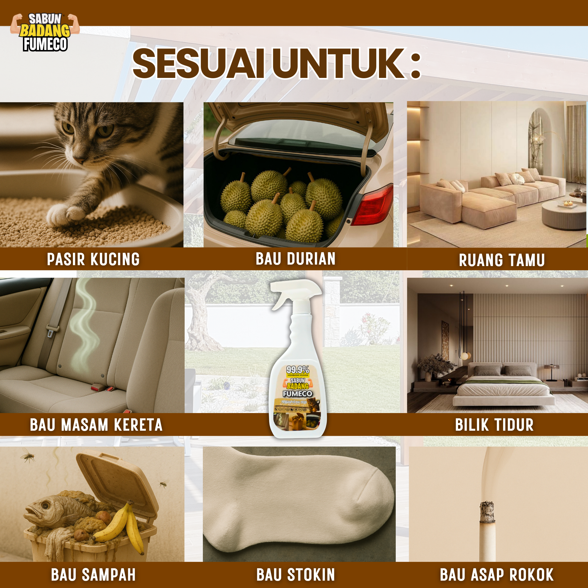 Spray Badang Fumeco spray - Wangi & Segar