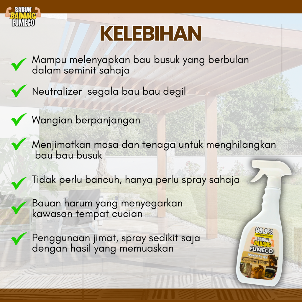Spray Badang Fumeco spray - Wangi & Segar