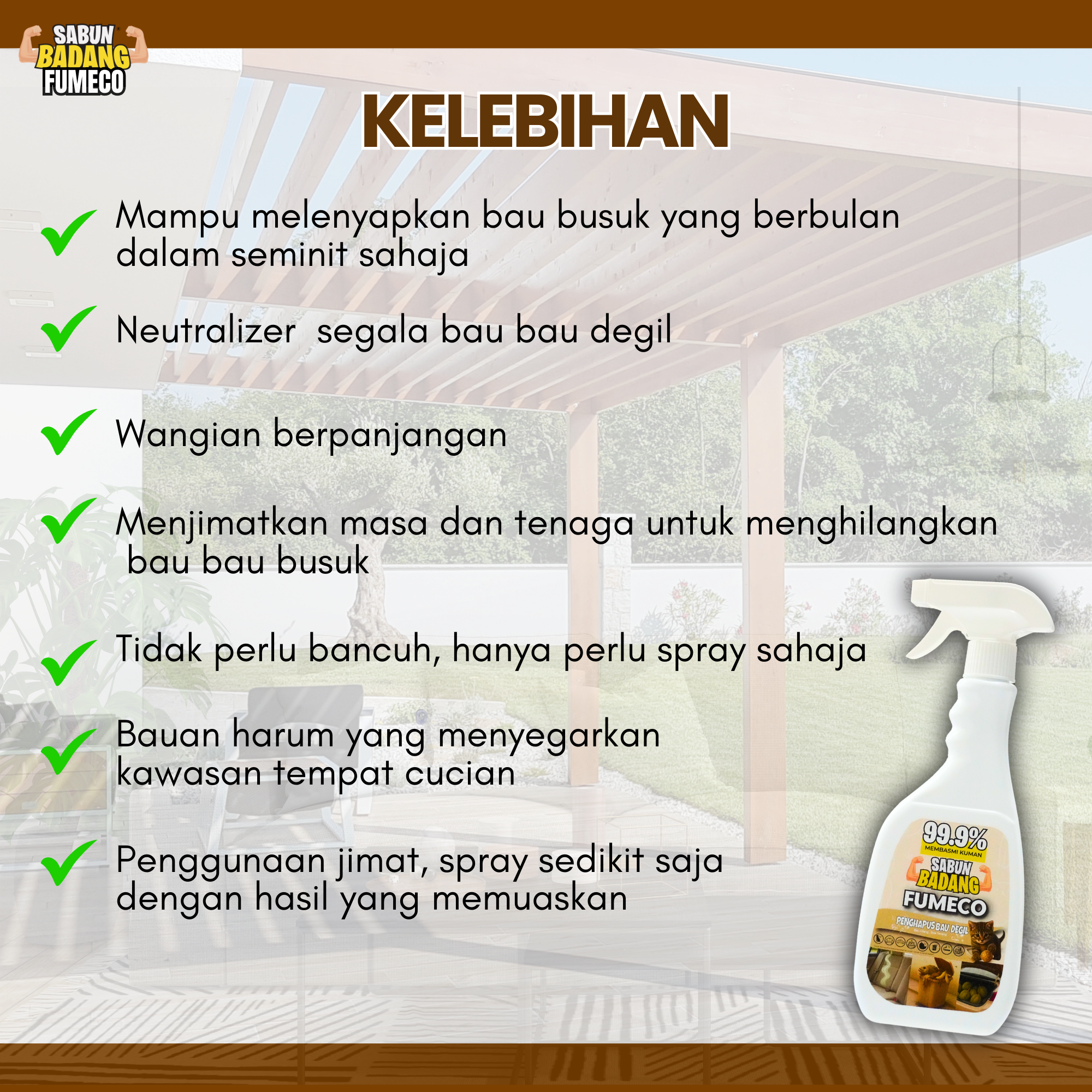 Spray Badang Fumeco spray - Wangi & Segar