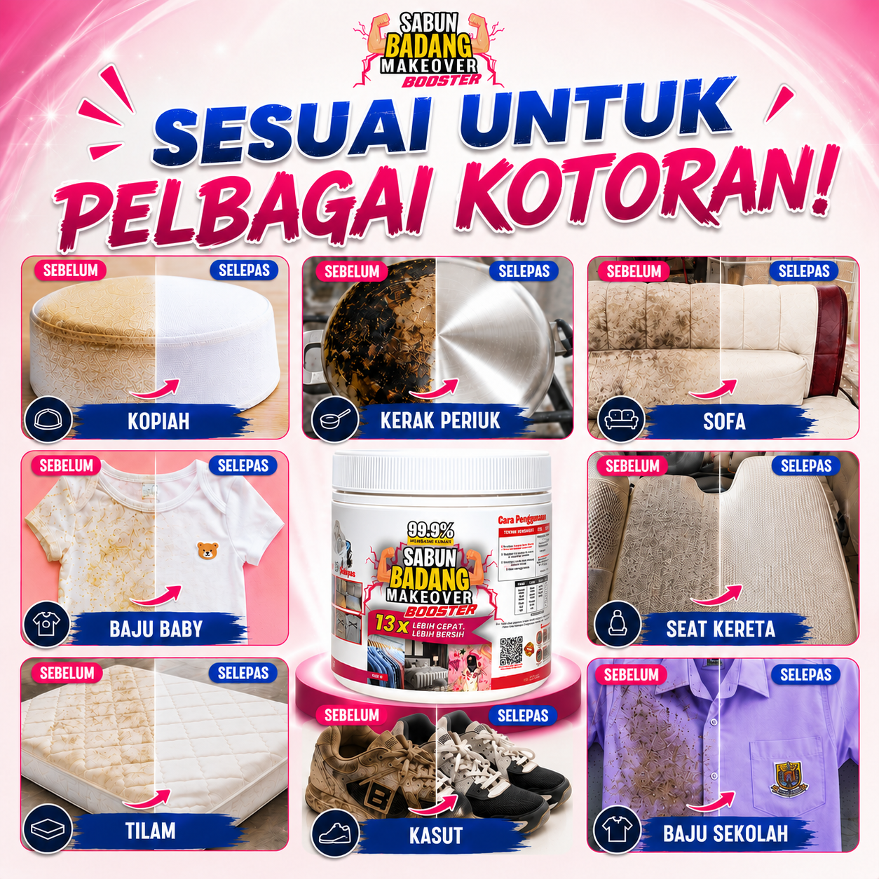 Sabun Badang Makeover Booster
