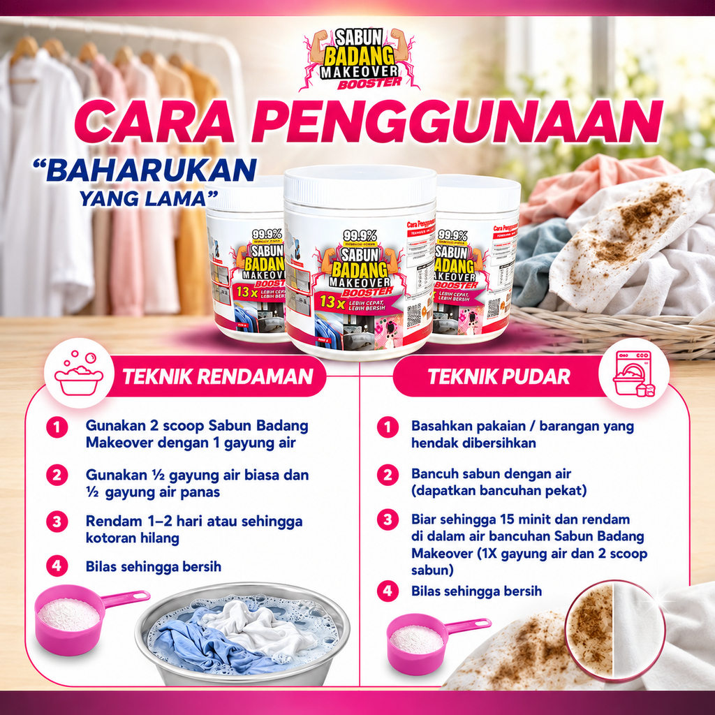 Sabun Badang Makeover Booster