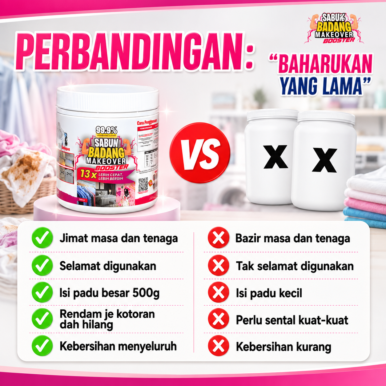 Sabun Badang Makeover Booster