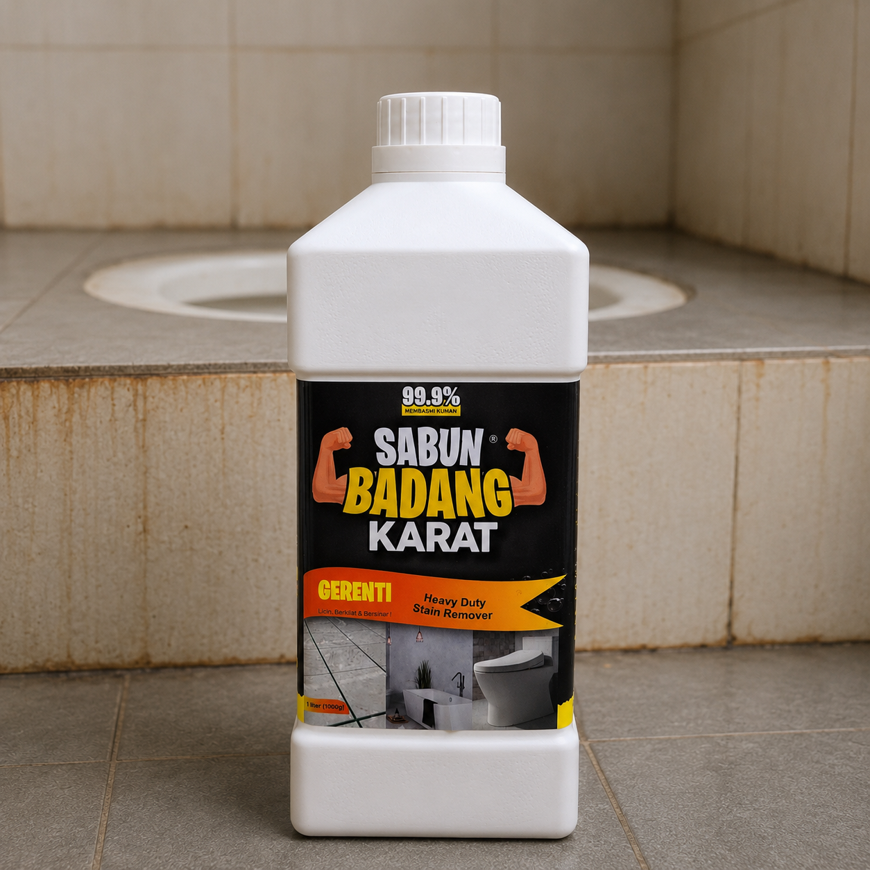 Sabun Badang Karat Viral Power Magic Instant Stain Remover Cleaner Rust Mold Lumut Kesan Daki Bintik Hitam Degil Scum Watermark Air Boring Cat Kotoran Mozaic Mozek Lantai Bathroom Bowl Tong Gas Paip Meja Batu Bengkel Dinding Pool Rumah Banjir Toilet