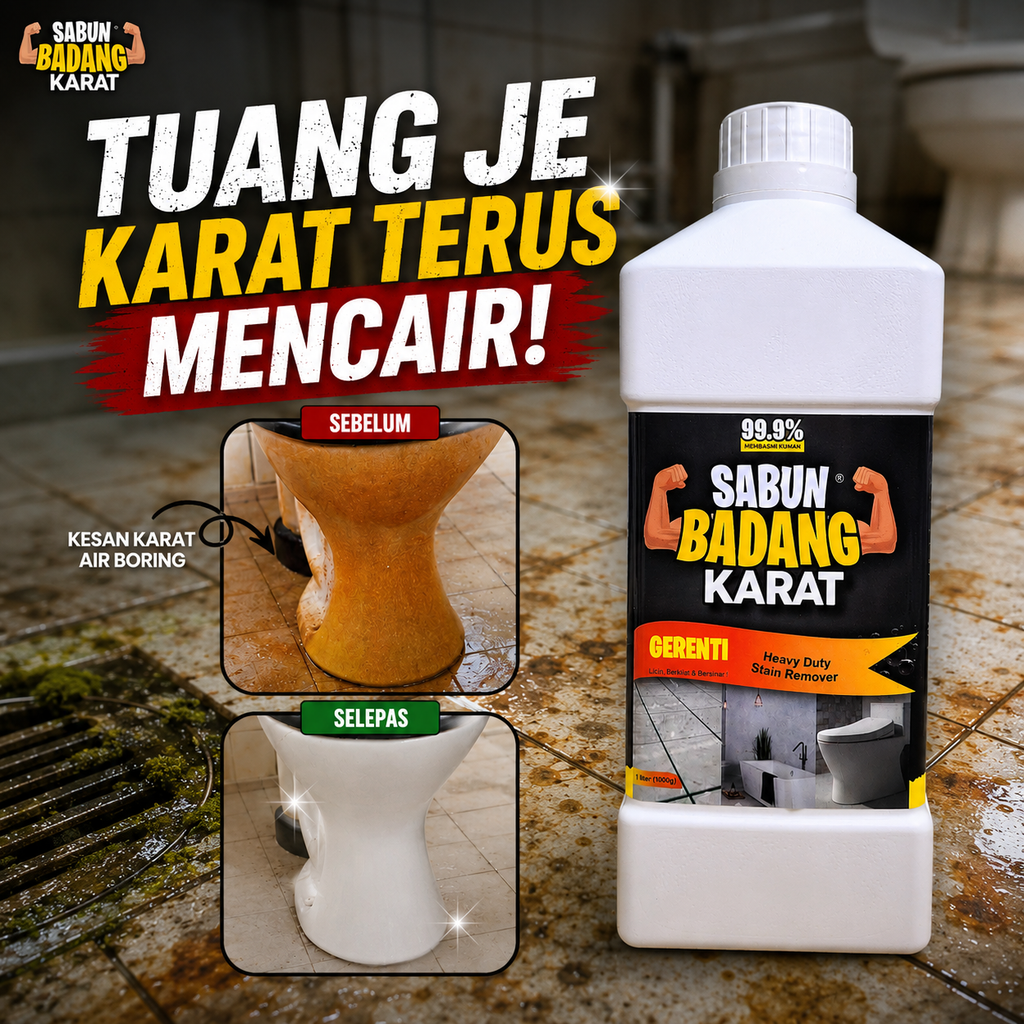 Sabun Badang Karat Rust Remover