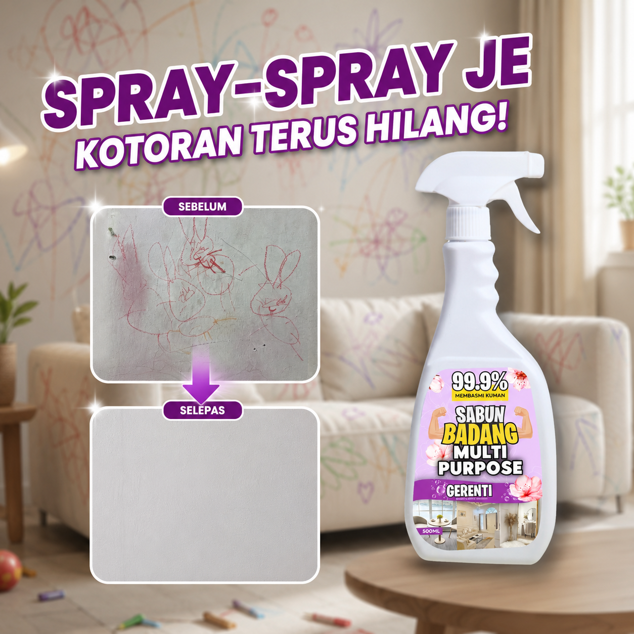 Sabun Badang Mulit Purpose Spray