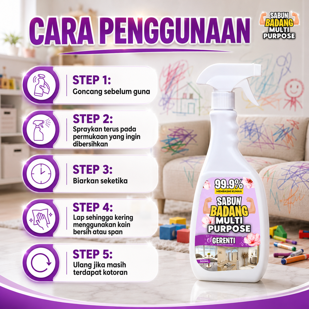 Sabun Badang Mulit Purpose Spray