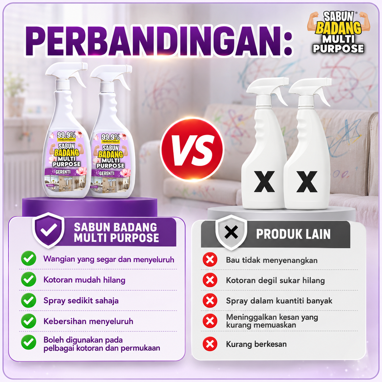 Sabun Badang Mulit Purpose Spray