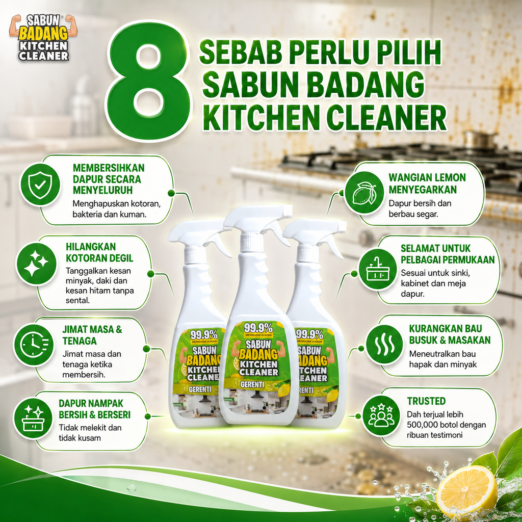 Sabun Badang Kitchen Cleaner Spray
