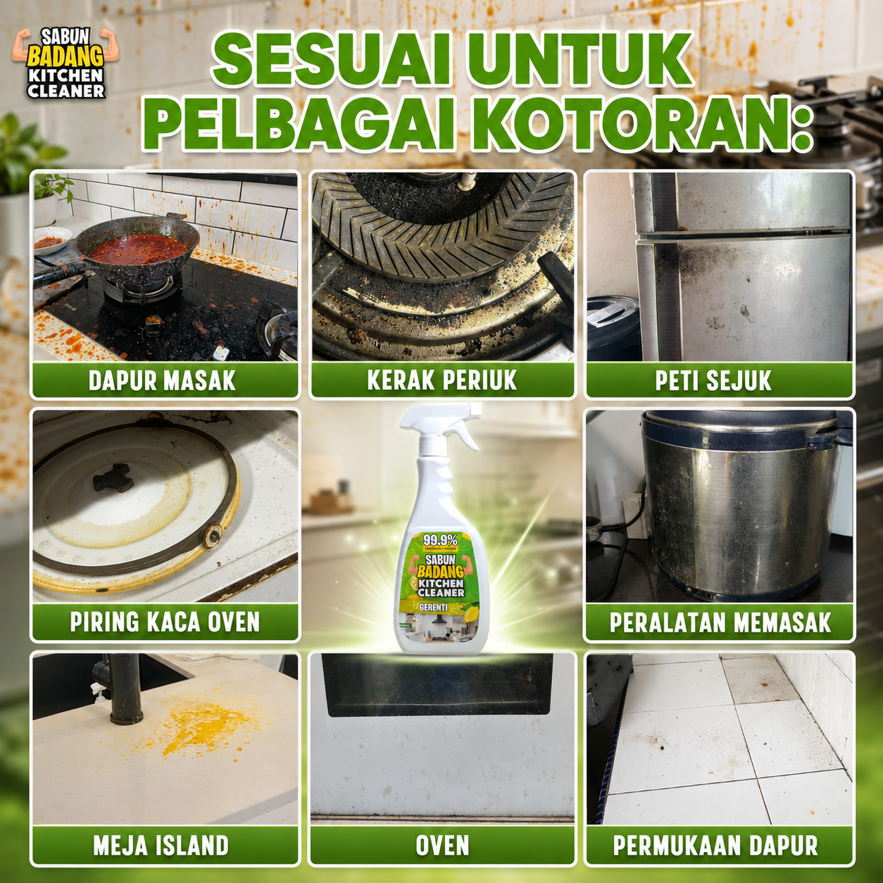 Sabun Badang Kitchen Cleaner Spray