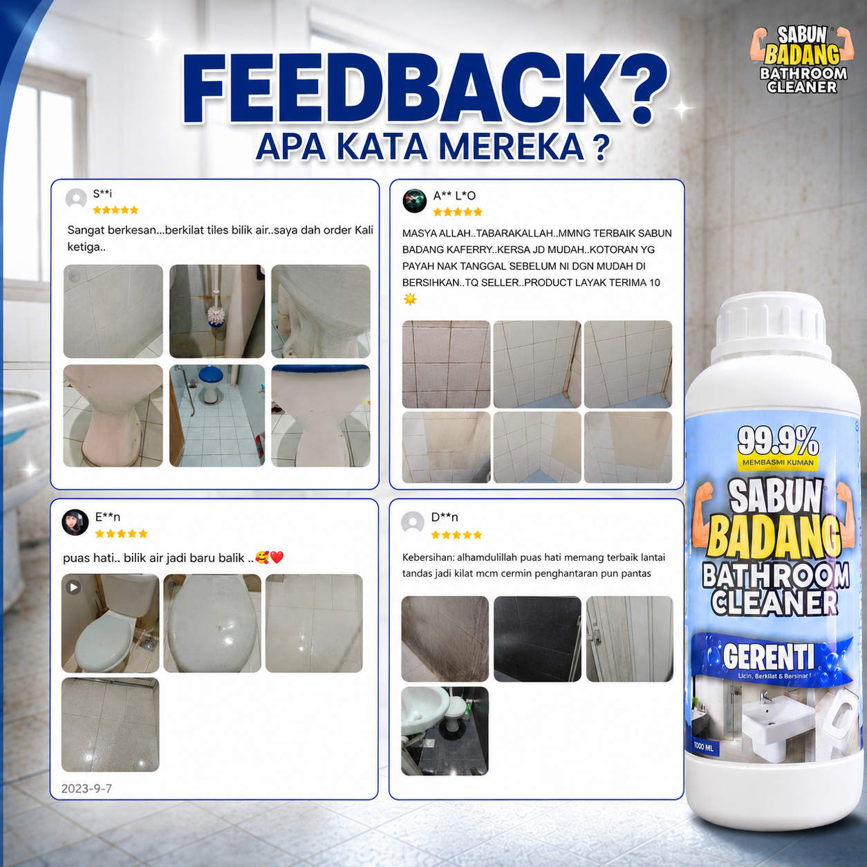 Sabun Badang Bathroom Cleaner