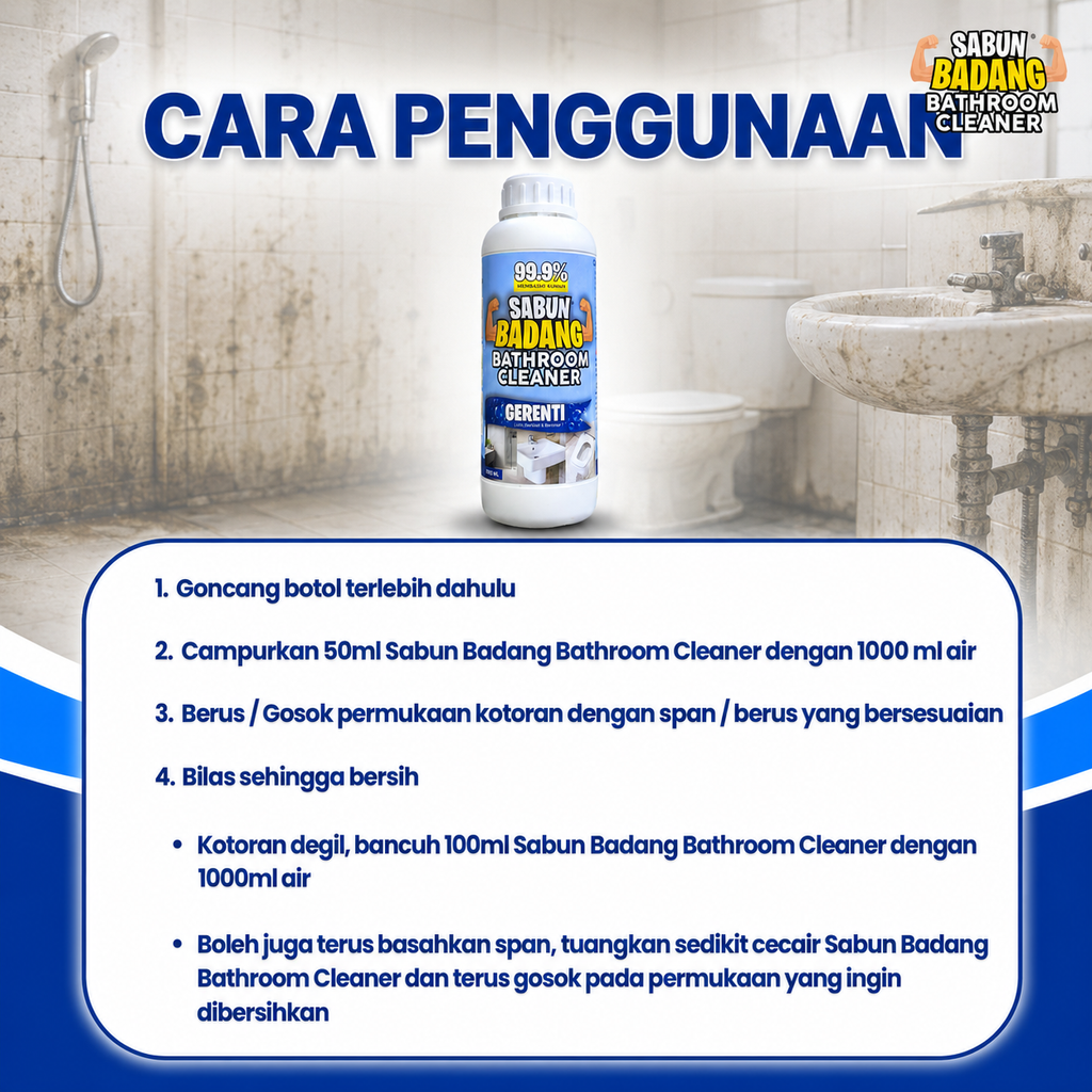 Sabun Badang Bathroom Cleaner