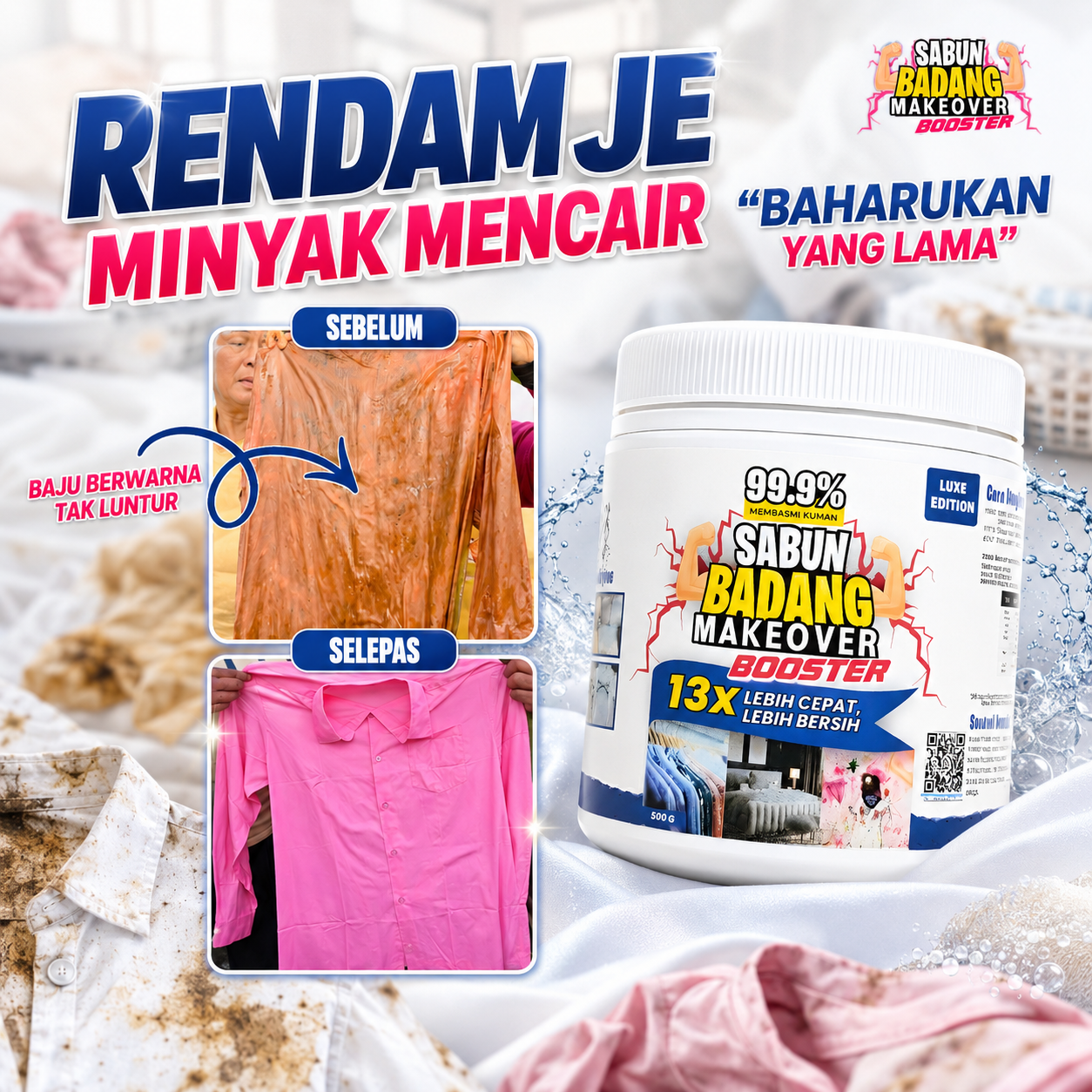 Sabun Badang Makeover Booster Luxe Edition