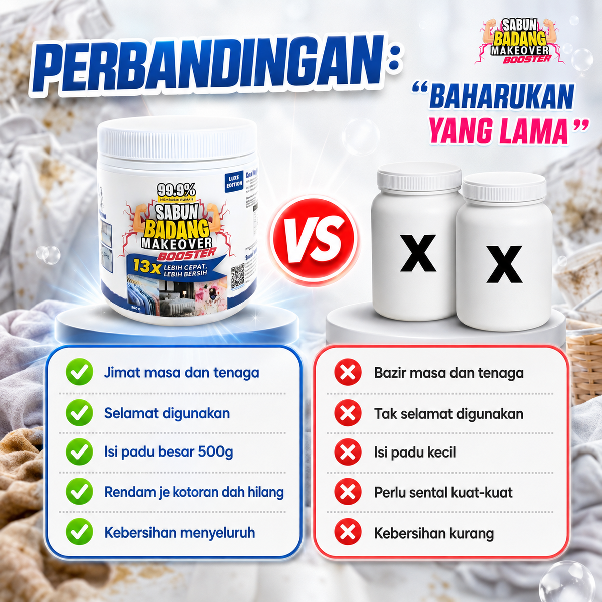 Sabun Badang Makeover Booster Luxe Edition