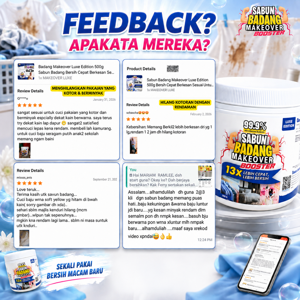 Sabun Badang Makeover Booster Luxe Edition