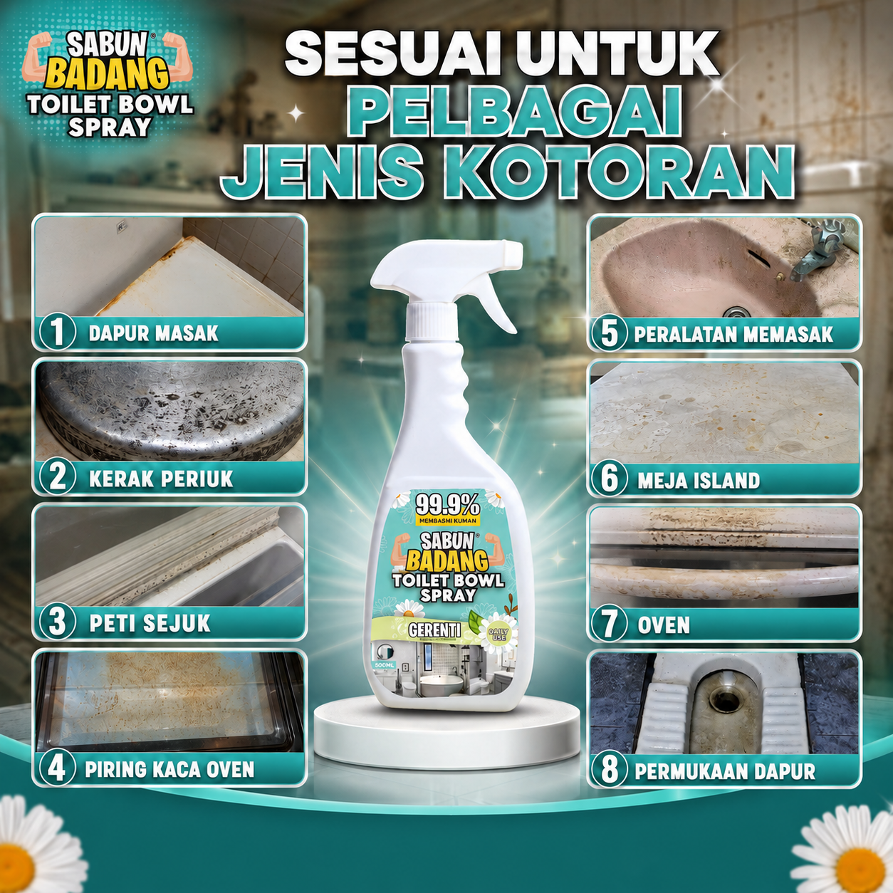 Sabun Badang Toilet Bowl Spray