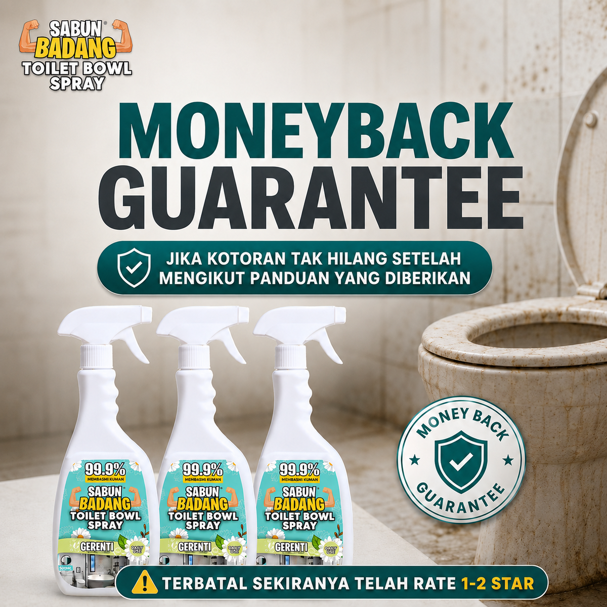 Sabun Badang Toilet Bowl Spray