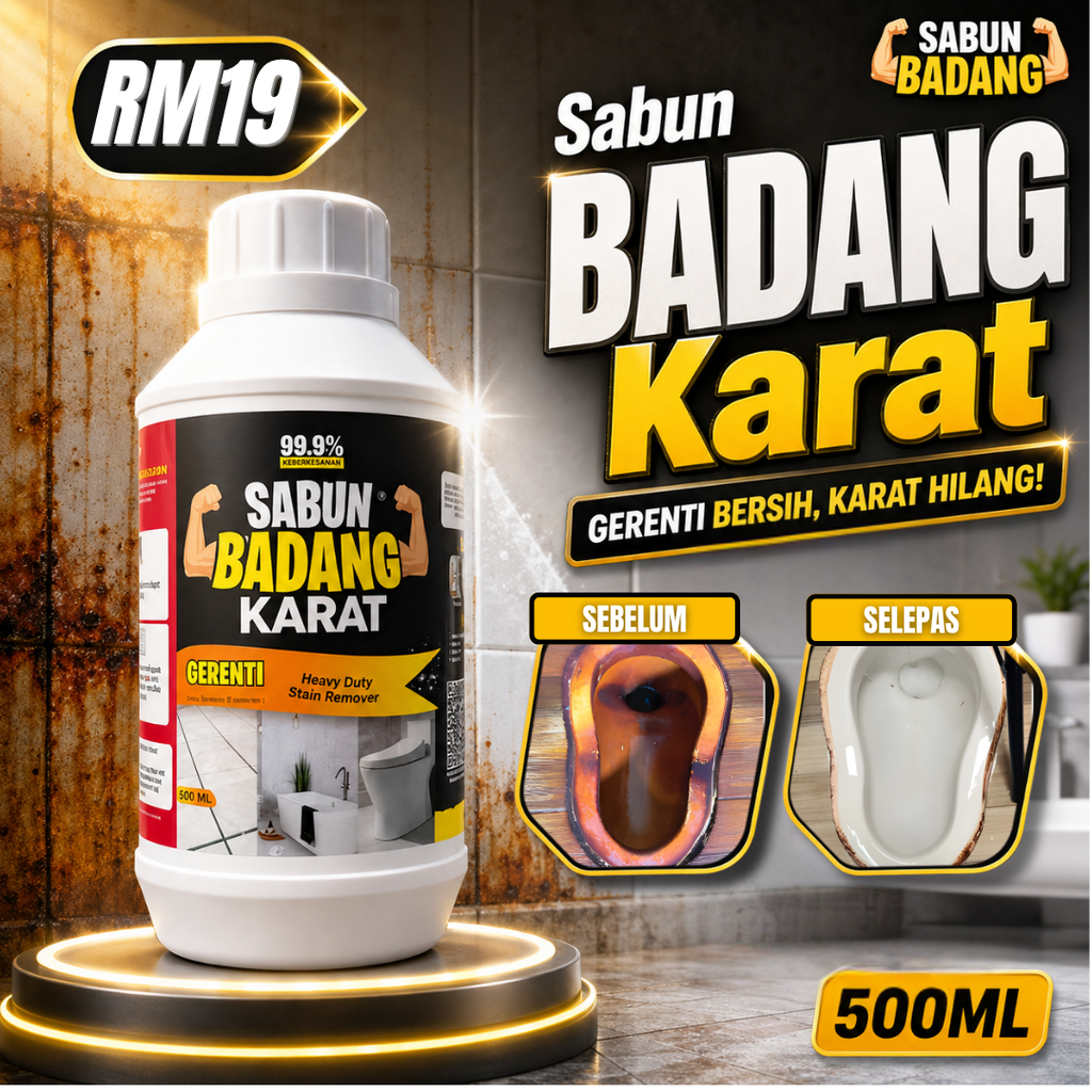 SABUN BADANG KARAT 500ML