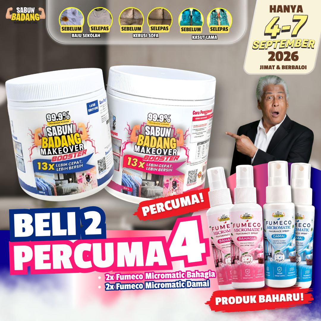 PROMO BELI 2 PERCUMA 4 MINI FUMECO MICROMATIC