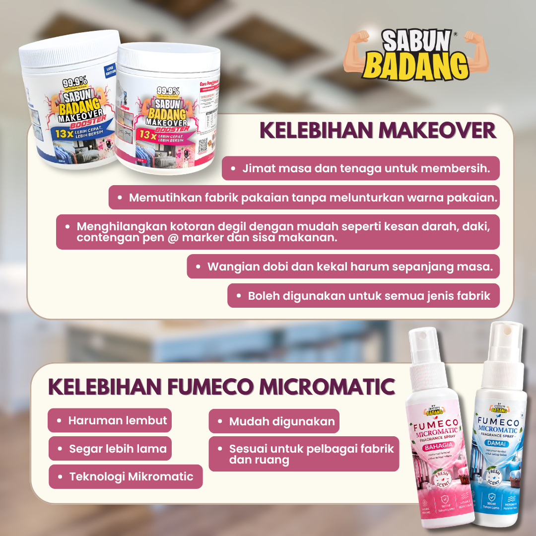PROMO BELI 2 PERCUMA 4 MINI FUMECO MICROMATIC