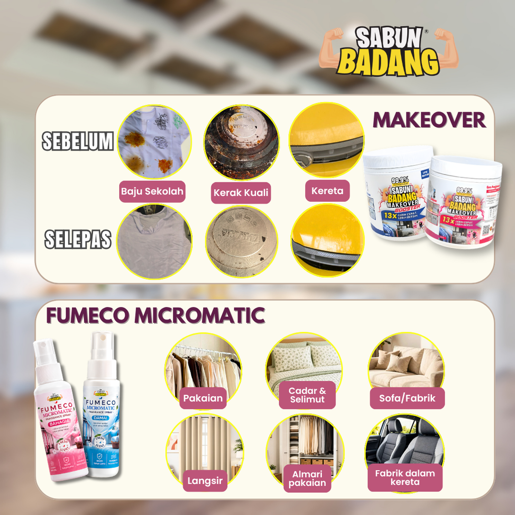 PROMO BELI 2 PERCUMA 4 MINI FUMECO MICROMATIC