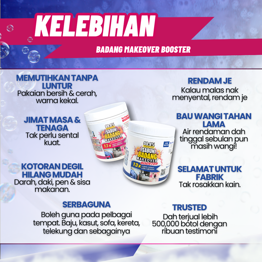 SABUN BADANG MAKEOVER PROMO BELI 3 MAKEOVER LAVENDAR PERCUMA 1 MAKEOVER LUXE