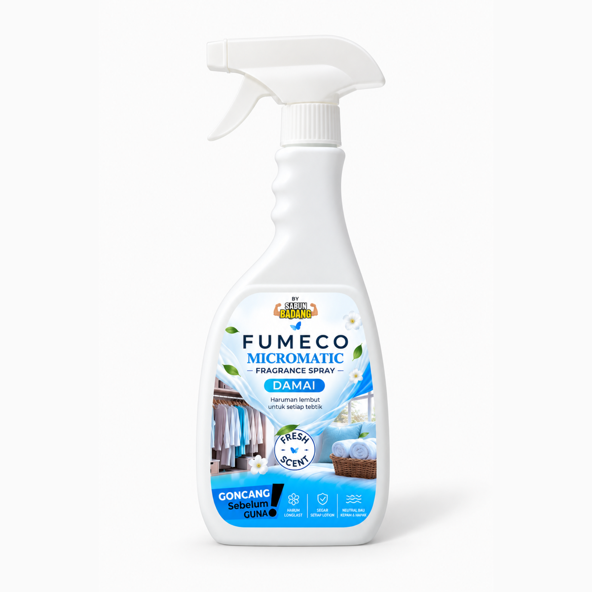 Sabun Badang Fumeco Micromatic 400ML Fragrance Spray Pewangi