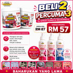 PROMO MERDEKA BELI 2 PERCUMA 3X SPRAY FRAGRANCE MICROMATIC BAHAGIA + DAMAI