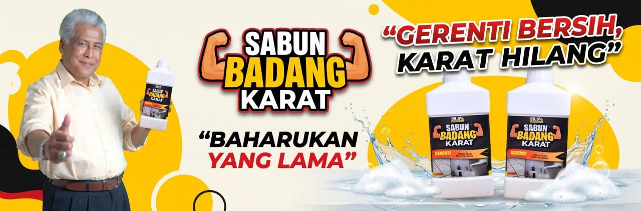 Sabun Badang Karat - Gerenti Bersih, Karat Hilang